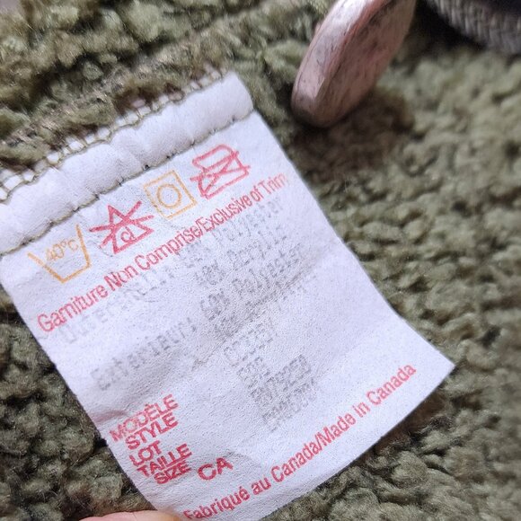 Green full length coat - Picture 6 of 9